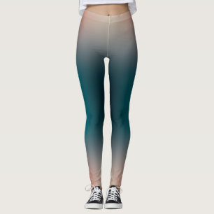 freier Farbverlauf auf extra großer Legging Leggings