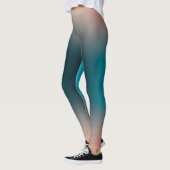 freier Farbverlauf auf extra großer Legging Leggings (Links)