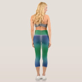 freier Farbverlauf auf extra kleiner Legging (Rückseite)