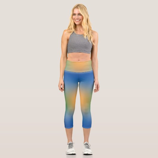 freier Farbverlauf auf extra kleiner Legging (Vorderseite)