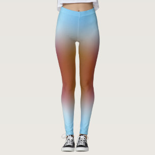 freier Farbverlauf auf extra kleiner Legging Leggings