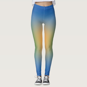 freier Farbverlauf auf extra kleiner Legging Leggings
