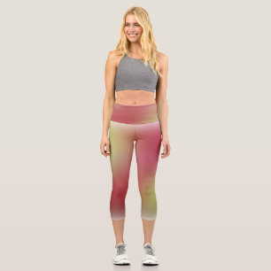freier Farbverlauf auf extra kleiner Yoga-Leggings Capri Leggings