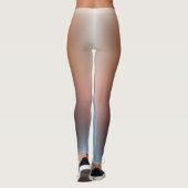freier Farbverlauf auf Extra Large Legging Leggings (Rückseite)