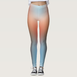 freier Farbverlauf auf Extra Large Legging Leggings