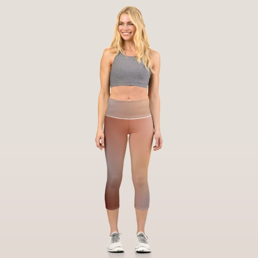 freier Farbverlauf auf extragroßen Leggings (Vorderseite)