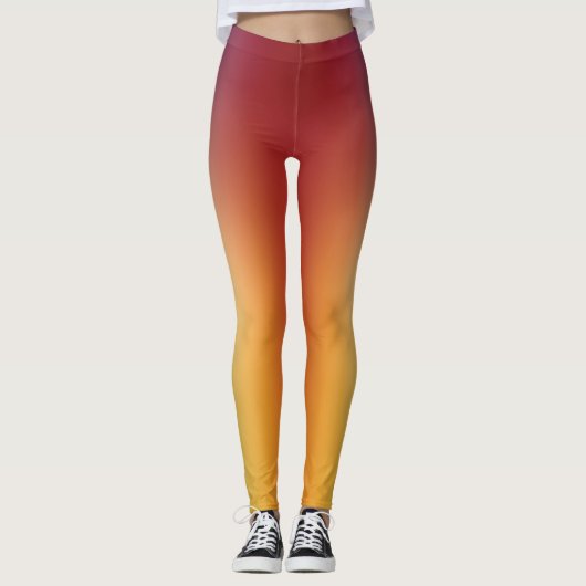freier Farbverlauf auf großen Leggings (Vorderseite)