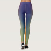 freier Farbverlauf auf großen Leggings (Rückseite)