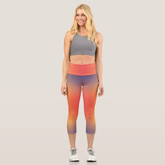 freier Farbverlauf auf großer Legging (Vorderseite)