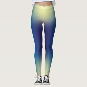 freier Farbverlauf auf mittelstarker Legging Leggings