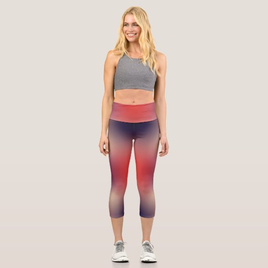 freier Farbverlauf auf mittlerer Legging (Vorderseite)