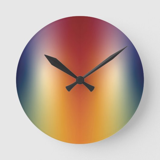 freier Farbverlauf auf Wanduhr (Vorderseite)