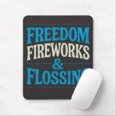 Freier Feuerwerkskörper und Zahnarzt Mousepad (Mit Mouse)