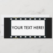 Freier Film Strip individualisieren Einladung (Rückseite)