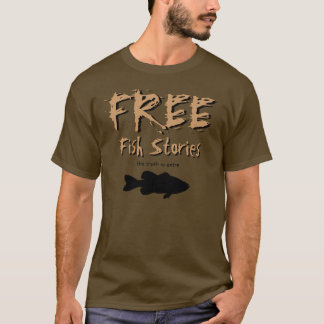 Freier Fisch-Geschichten-T - Shirt