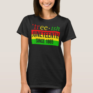 Freier Fisch seit 1865 Schwarze Geschichte Afrikan T-Shirt