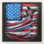 Freier Flyer Glasuntersetzer (Vorderseite)