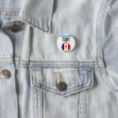 Freier französischer Asmedaillenknopf Button (Beispiel)