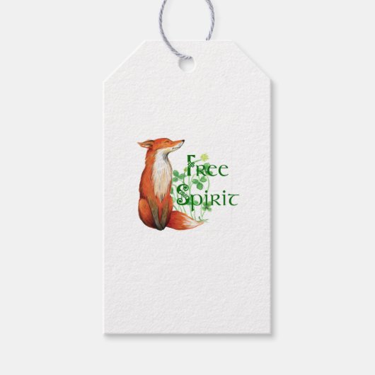 freier Fuchs Geist Geschenkanhänger (Vorderseite)