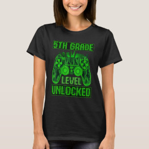 Freier Gamer der 5. Klasse zurück zu Schulkindern T-Shirt