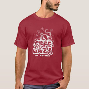 Freier Gaza-Streifen Palästina - Octopus Illustrat T-Shirt