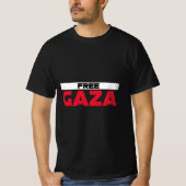 Freier Gaza-Streifen - Völkermord T-Shirt (Vorderseite)