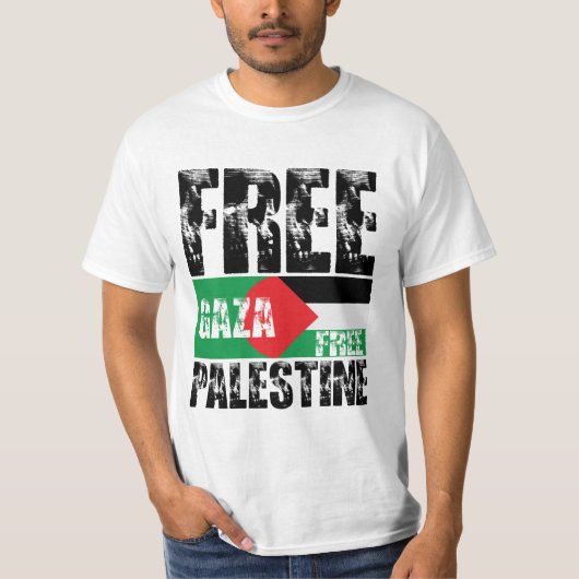 Freier Gaza-T - Shirt für Palästina (Vorderseite)