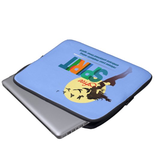 Freier Geist | 13" Laptopschutzhülle (Vorne Knopf)