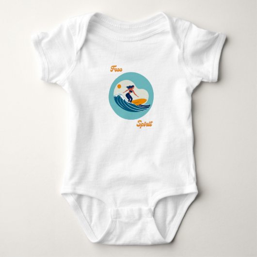 Freier Geist Baby Strampler (Vorderseite)