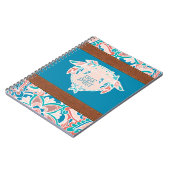 Freier Geist, Boho Imitat-Leder Notizblock (Linke Seite)