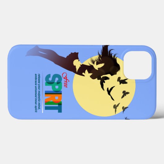 Freier Geist | Case-Mate iPhone Hülle (Rückseite (Horizontal))