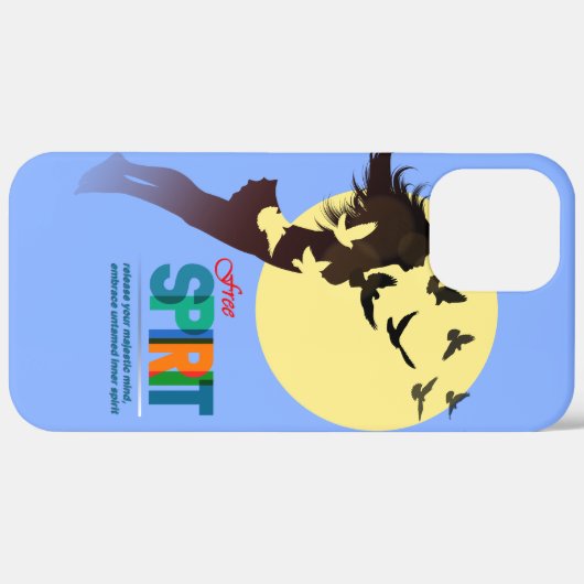 Freier Geist | Case-Mate iPhone Hülle (Hinten (horizontal))