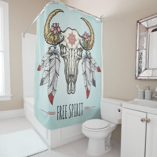 Freier Geist Duschvorhang (Beispiel)