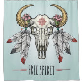 Freier Geist Duschvorhang (Vorderseite)