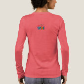 Freier Geist | Frauen Langarm Tri-Blend Shirt (Rückseite)