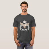 Freier Geist-Holzkohlen-Heide-T - Shirt (Vorne ganz)