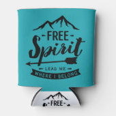 Freier Geist kann kühler werden Dosenkühler (Vorderseite)