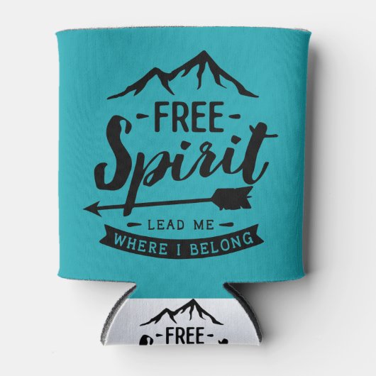 Freier Geist kann kühler werden Dosenkühler (Vorderseite)