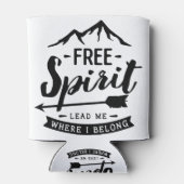 Freier Geist kann kühler werden Dosenkühler (Rückseite)