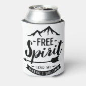 Freier Geist kann kühler werden Dosenkühler (Kanne Rückseite)