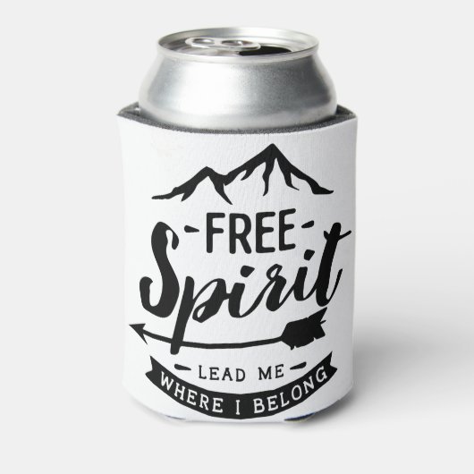 Freier Geist kann kühler werden Dosenkühler (Kanne Rückseite)