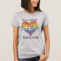 Freier Geist, Kind Herzfrauen Shirt