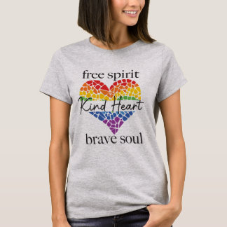 Freier Geist, Kind Herzfrauen Shirt
