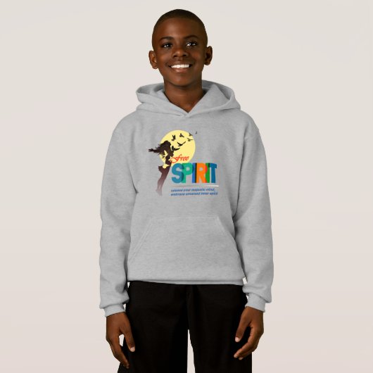 Freier Geist | Kinder Hoodie (Vorne ganz)