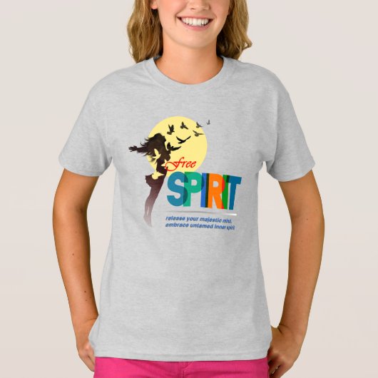 Freier Geist | Kinder T-Shirt (Vorderseite)