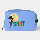 Freier Geist | Kinder Waschbeutel (Rückseite)