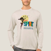 Freier Geist | Männer Langarm Tri-Blend Shirt (Vorderseite)