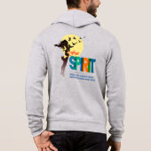 Freier Geist | Männer mit Vollzip Hoodie (Rückseite)