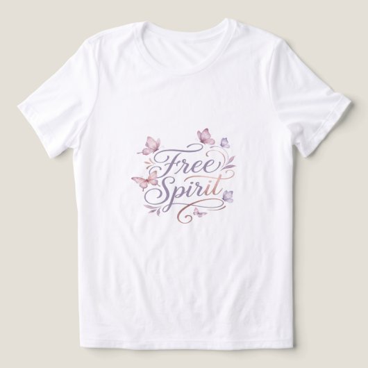 Freier Geist Tri-Blend Shirt (Design Vorderseite)