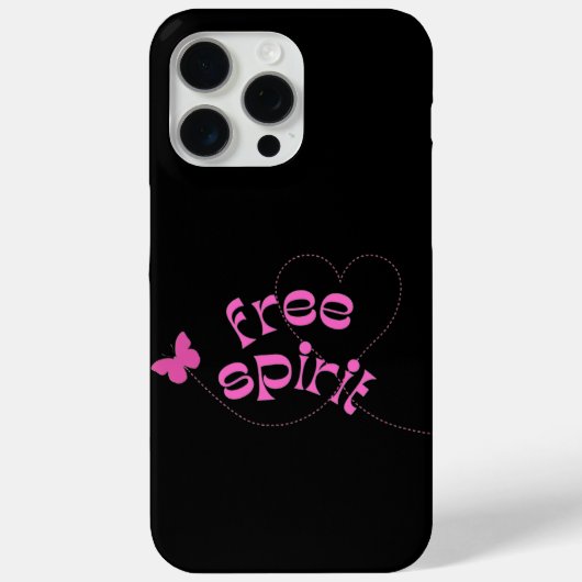 Freier Geist und Schmetterlinge Case-Mate iPhone Hülle (Rückseite)